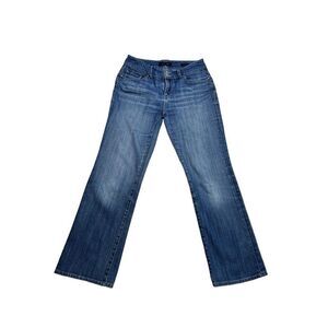 Seven 7 jeans women’s 8 boot cut low rise medium blue wash no rip denim